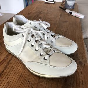 Zegna - white sneakers, casual athletic sneakers.